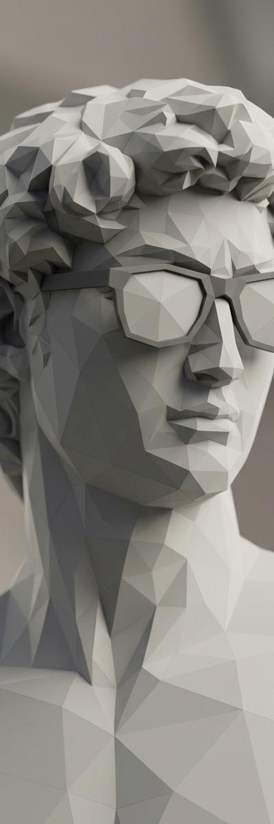 Low Poly — AI photo style