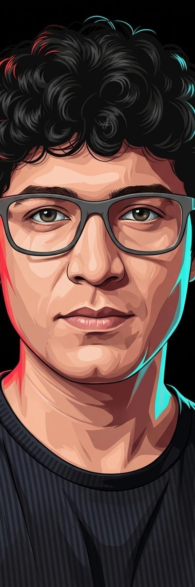 Vector Portrait — AI photo style