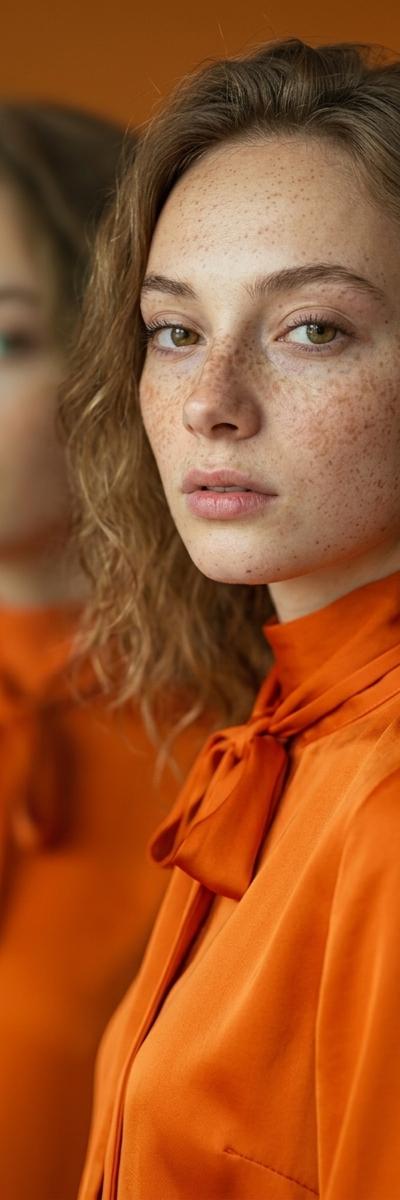 Orange Monochrome — AI photo style
