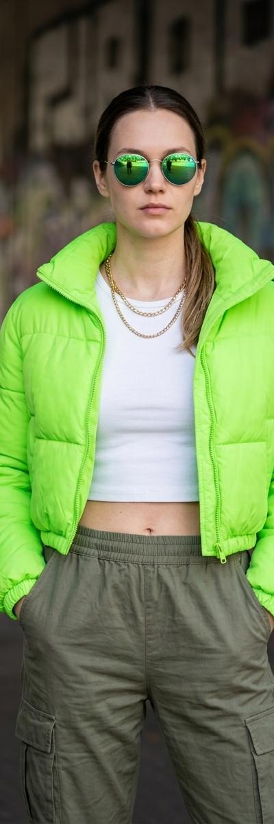 Neon Sport Chic — AI photo style