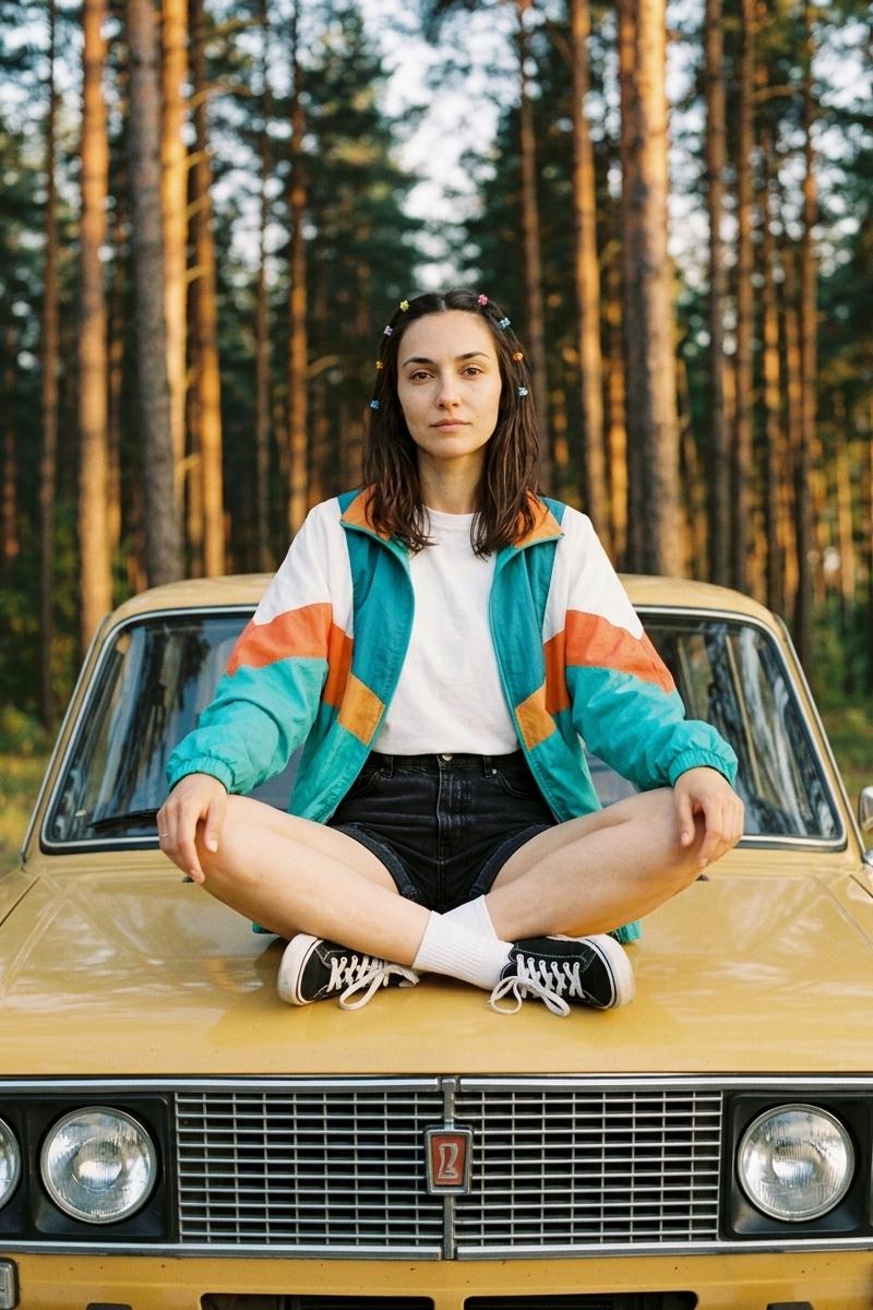 Yellow Forest Lada — AI photo style example