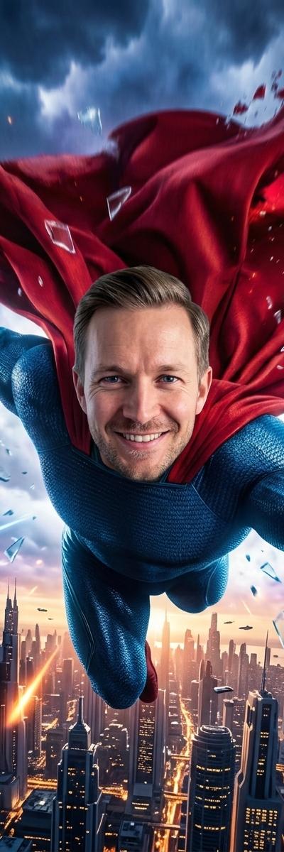 Superhero — AI photo style