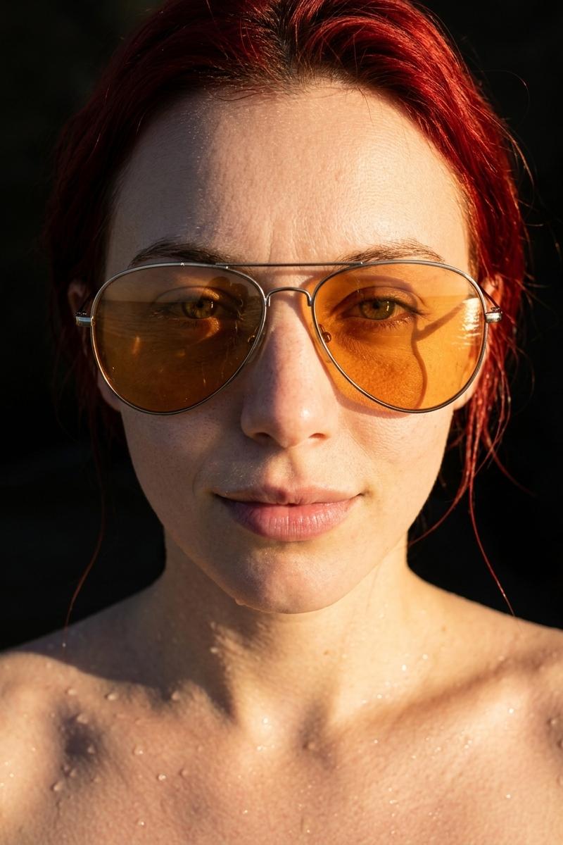 Amber Lenses — AI photo style example