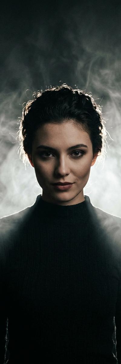 Smoke and Beams — AI photo style