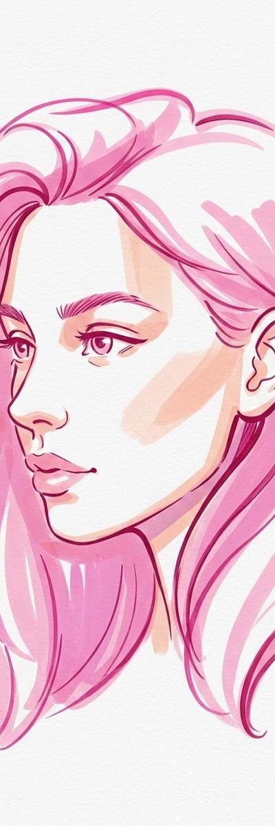 Pink Marker — AI photo style