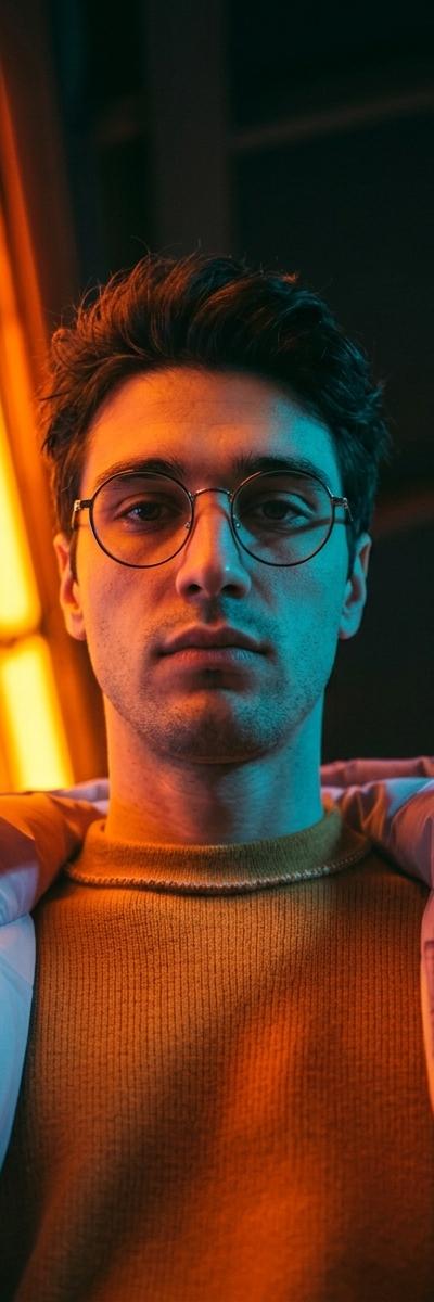 Neon Techno — AI photo style