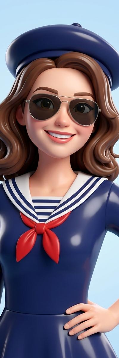 3D Sailor Girl