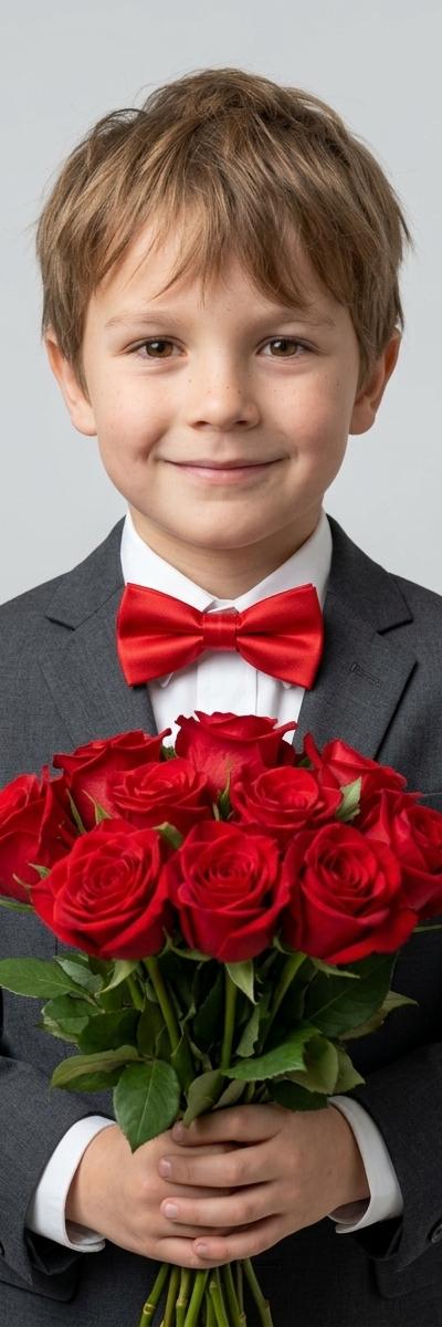 Gentleman with Flowers — AI photo style