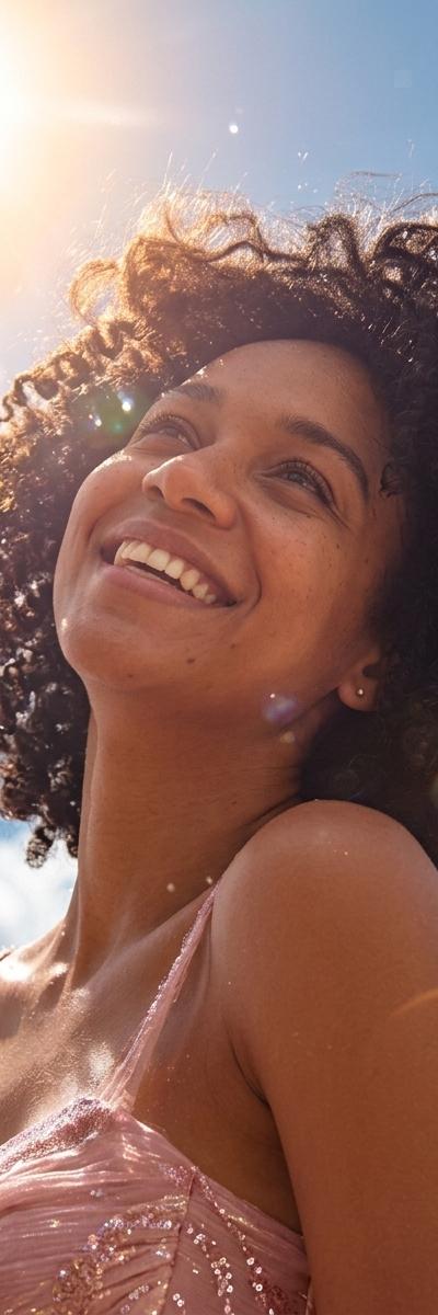 Sunlit Smiles — AI photo style