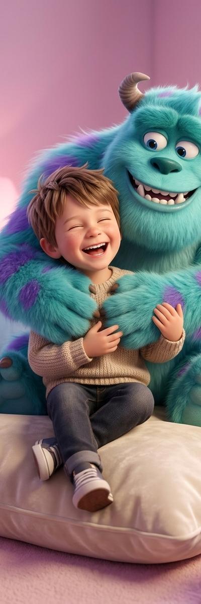 Monster Hugs — AI photo style