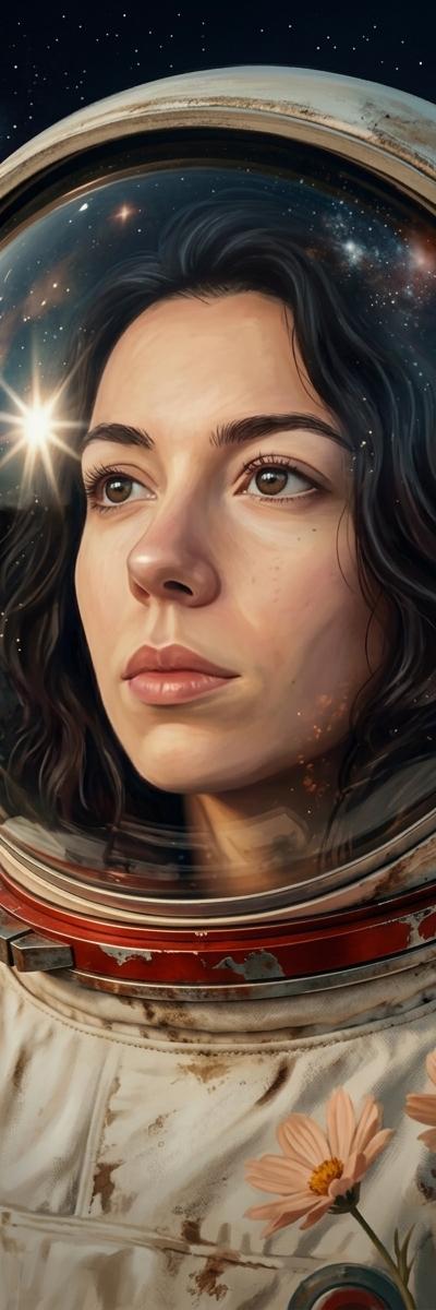 Cosmic Blooms — AI photo style