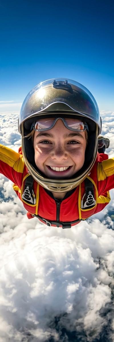 Skydive — AI photo style