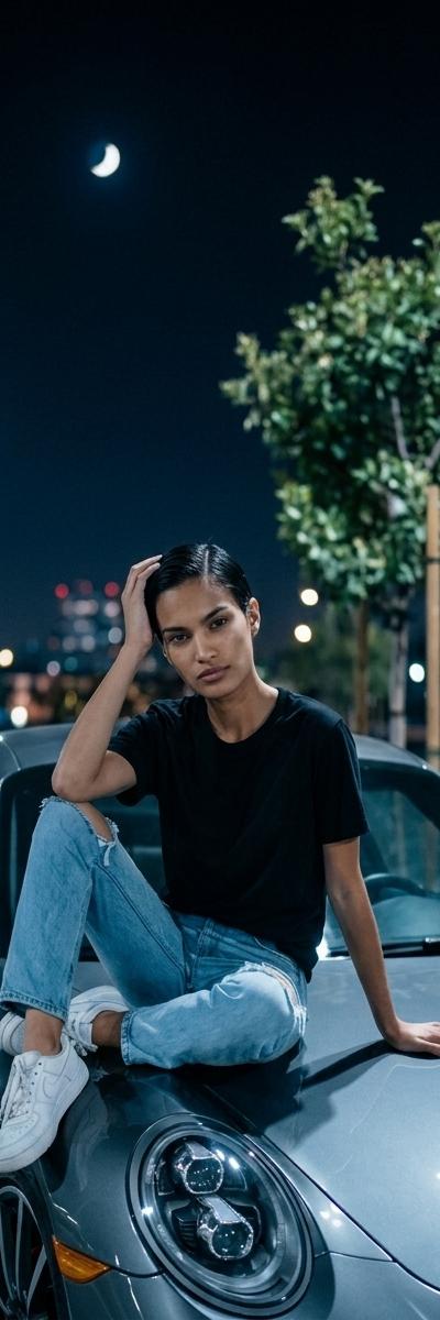 Night Parking — AI photo style