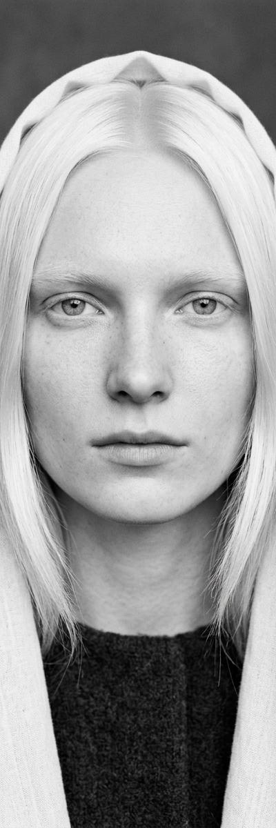 B&W Albino — AI photo style