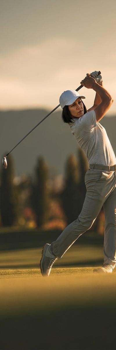 Sunset Golf — AI photo style