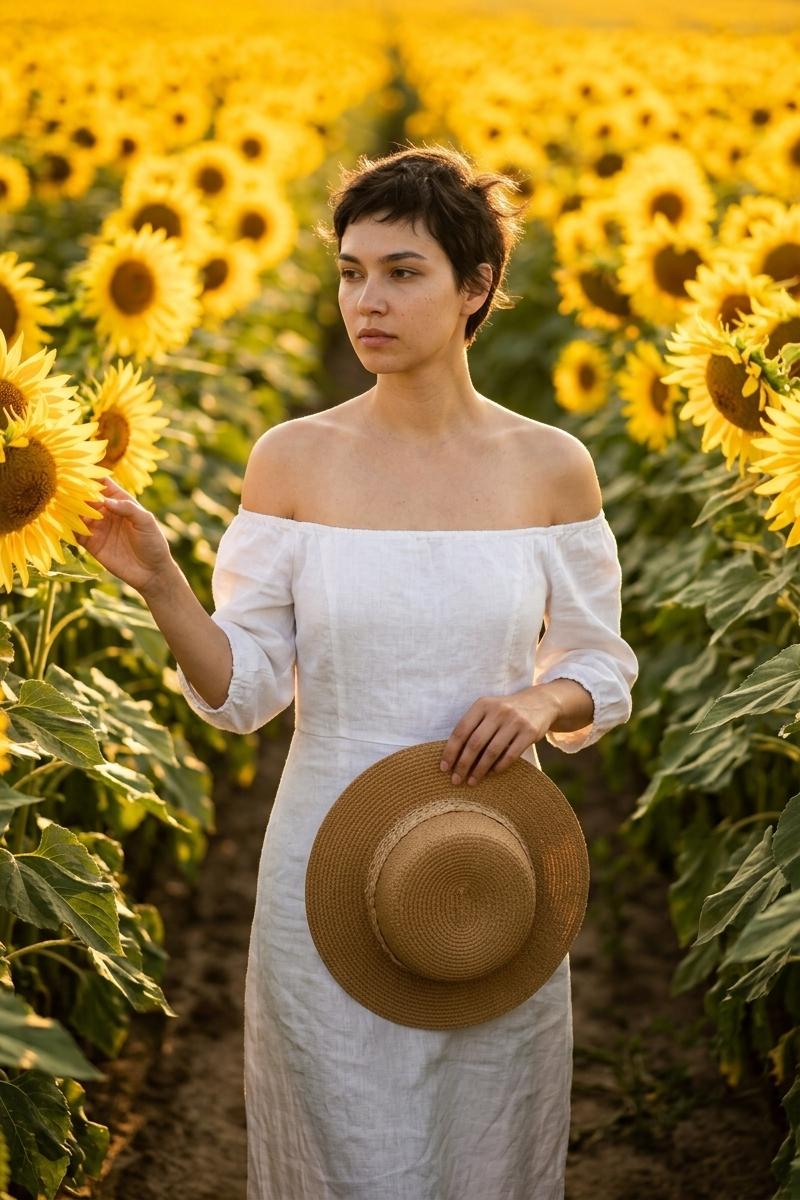 Sunflower Stroll — AI photo style example