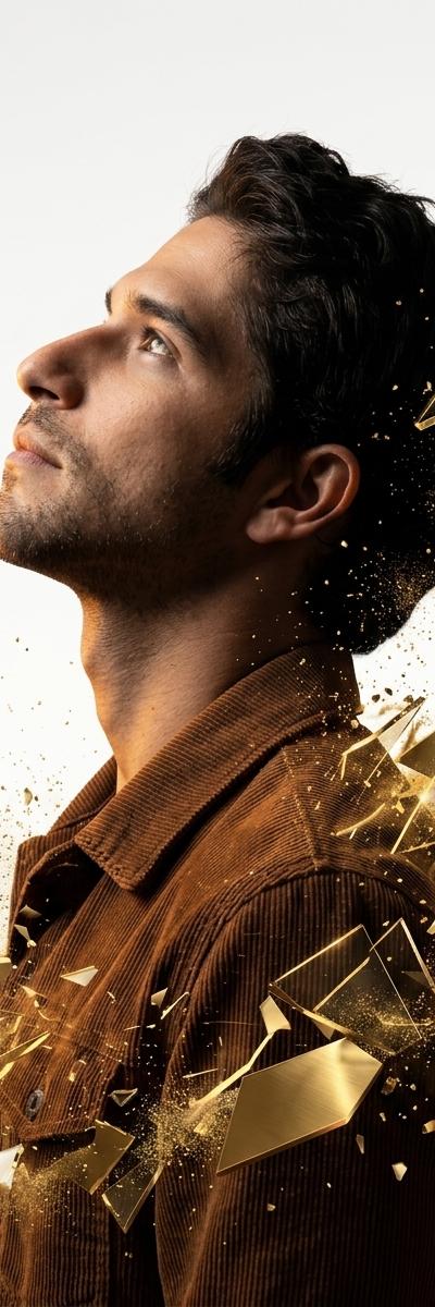 Golden Shards — AI photo style